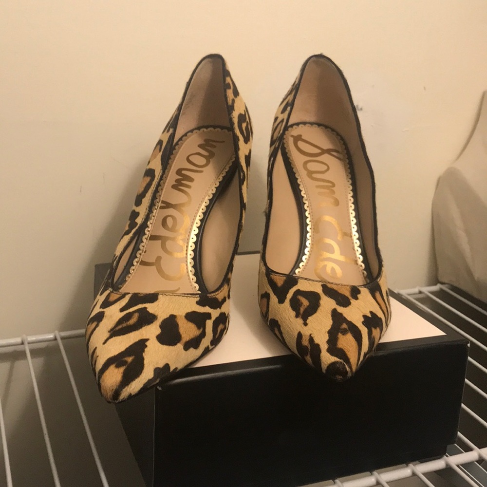 Sam Edelman Leopard Heels